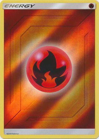 Sun & Moon Fire Energy reverse holo